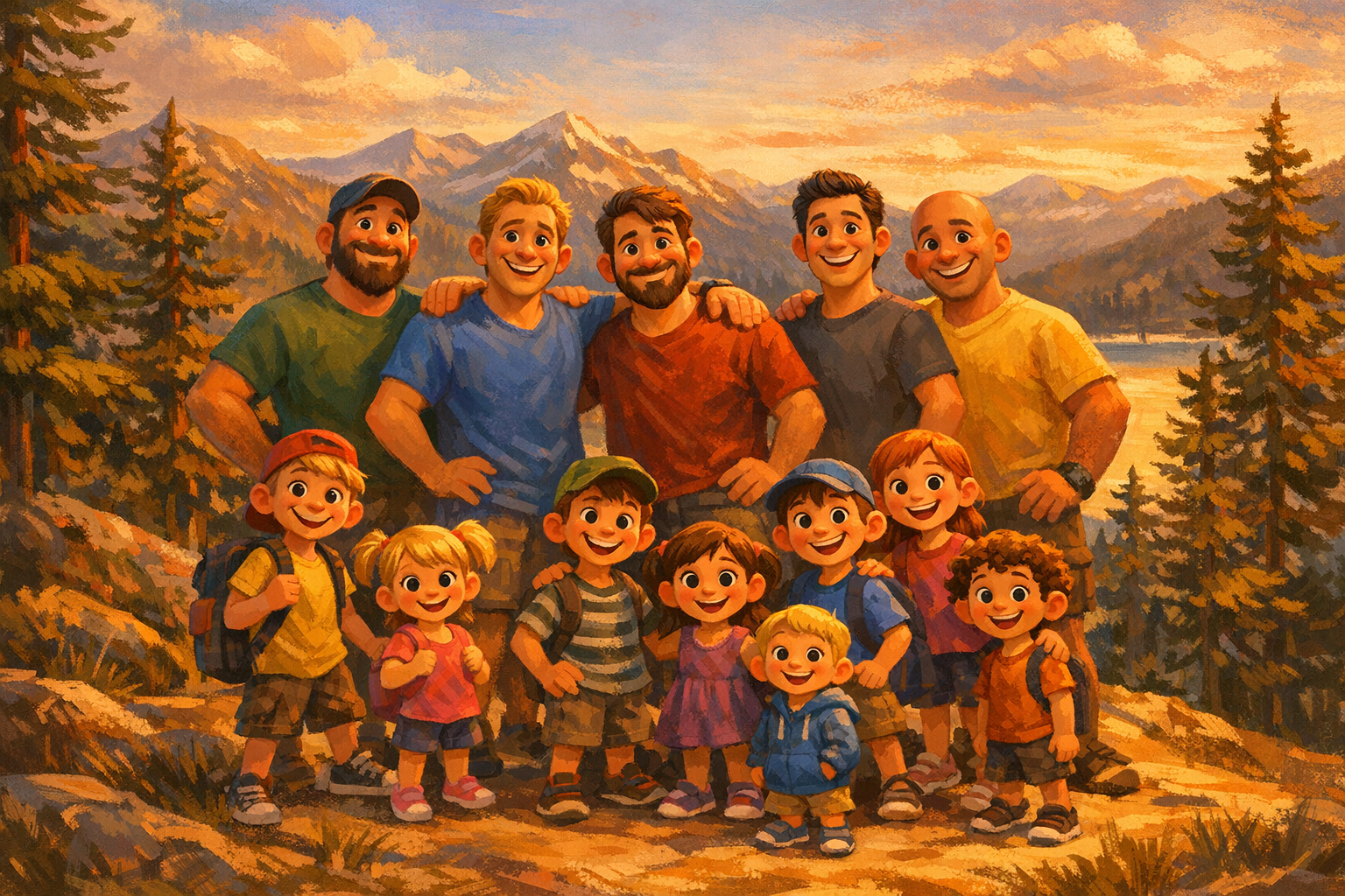 Camp Dad crew